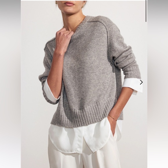 Brochu Walker Sweaters - Brochu Walker the Parson Crew Looker wool/ cashmere sweater